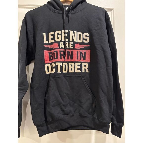 Legends Are Born in October Hoodie size Small - Picture 1 of 2